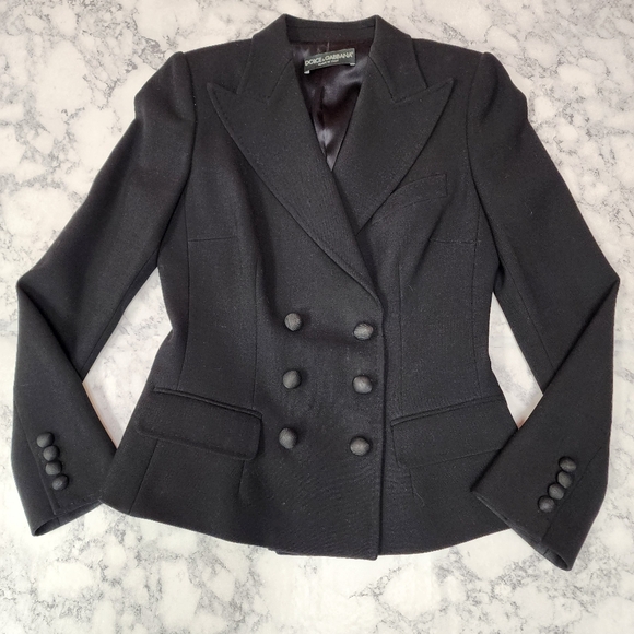 Dolce & Gabbana Jackets & Blazers - Dolce & Gabbana Wool Double Breast Blazer Jacket